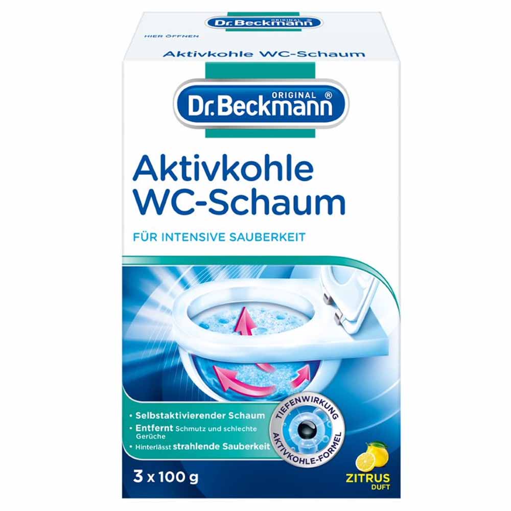Dr. Beckmann activated carbon toilet foam 3*100g
